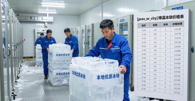 上海长宁区降温冰块多少钱一吨？本地制冰厂报价来了